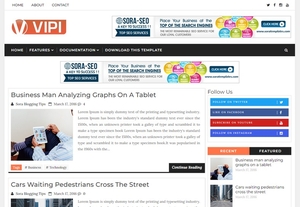 VIPI Blog Blogger Template Extended Version