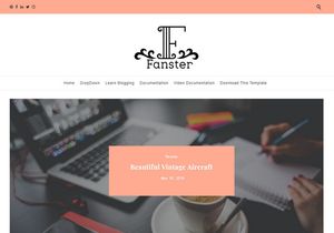 Fanster Blogger Template Premium Version