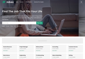 Jobex Blogger Template Extended Version