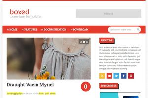 Boxed Blogger Template Extended Version