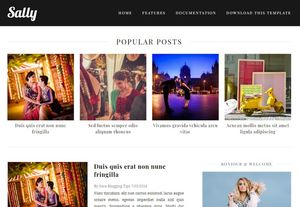 Sally Blogger Template Extended Version
