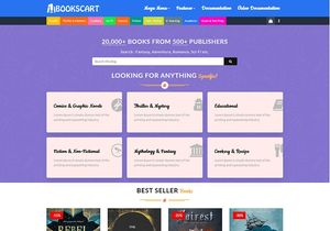 Books Cart Blogger Template Premium Version