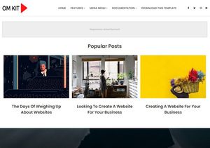OmKit Blogger Template Premium Version