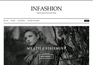 iNFashion Blogger Template Premium Version