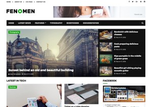Fenomen Blogger Template Premium Version