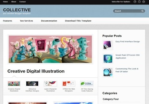 Collective Blogger Template Premium Version