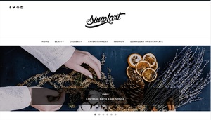 Simplart Blogger Template Premium Version