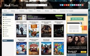 Hash Movie Blogger Template Premium Version