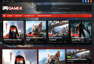Game-X Blogger Template Extended Version