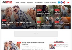 OmStone Blogger Template Premium Version
