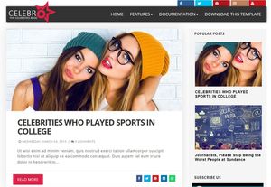 Celebro Blogger Template Extended Version