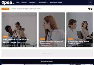 Opea Blogger Template Extended Version