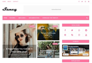 Sancy Blogger Template Extended Version