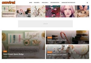OmViral Blogger Template Premium Version
