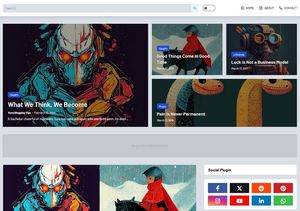 Facelink Blogger Template Extended Version