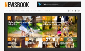 NewsBook Blogger Template Premium Version