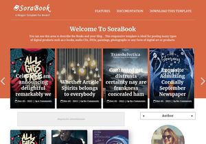 Sora Book Blogger Template Extended Version