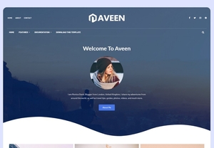 Aveen Blogger Template Premium Version