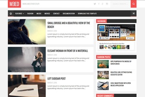 Meed Blogger Template Premium Version