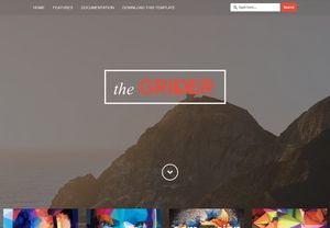 Grider Blogger Template Premium Version
