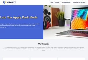 SoraHive Blogger Template Extended Version