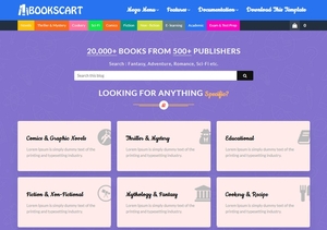 Books Cart Blogger Template Extended Version