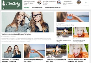 CoolBaby Blogger Template Premium Version