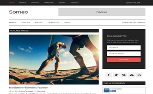 Someo Blogger Template Premium Version 