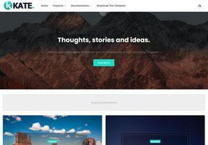 Kate Blogger Template Premium Version