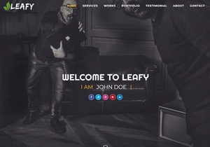 Leafy Blogger Template Premium Version