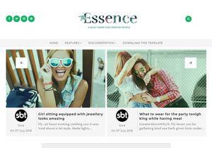 The Essence Blogger Template Premium Version