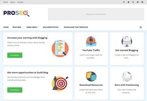 ProSEO Blogger Template Premium Version