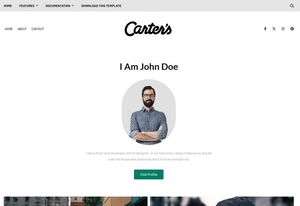 Carter Blogger Template Extended Version