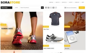 Sora Store Blogger Template Premium Version