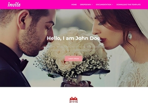 Invite Blogger Template Extended Version