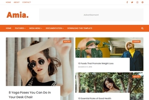 Amia Blogger Template Extended Version