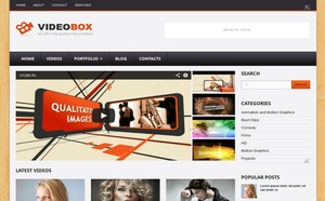VideoBox Blogger Template Premium Version