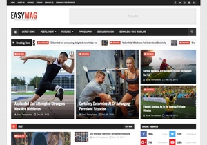 Easy Mag Blogger Template Premium Version