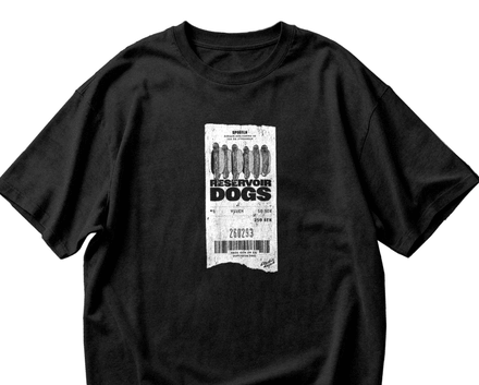 Reservoir Dogs — Unisex oversized t-shirt - Black