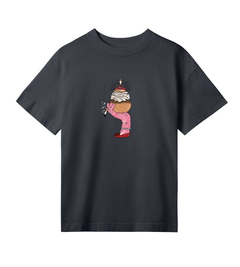 Semla Break T-shirt - Black - Women - Oversize