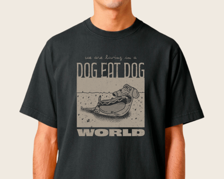 Dog Eat Dog World Heavyweight Oversize T-shirt