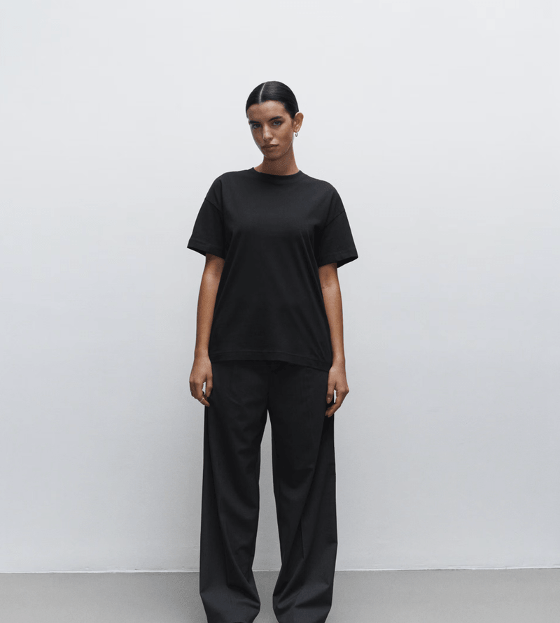 Semla Break T-shirt - Black - Women - Oversize