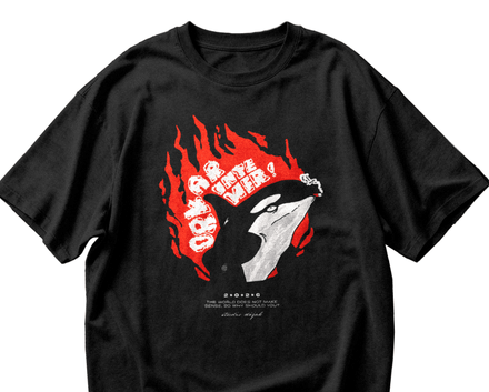 Orkar Inte Mer! — Unisex oversized t-shirt - Black
