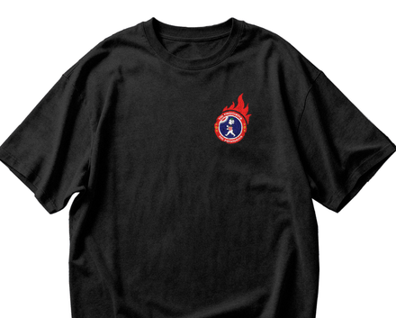 The Firestarter — Unisex oversized t-shirt - Black