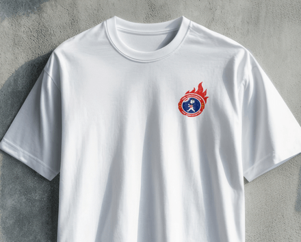 The Firestarter — Unisex oversized t-shirt - White