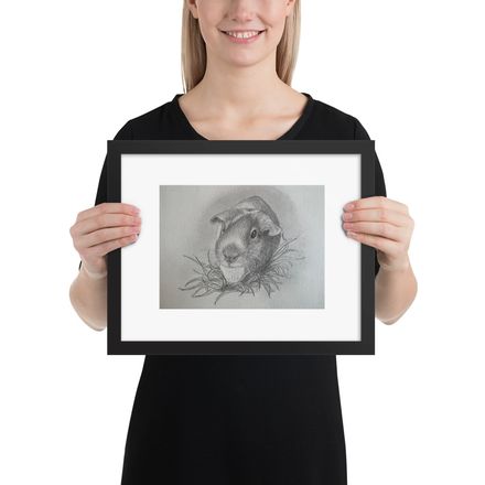 American Guinea Pig Print
