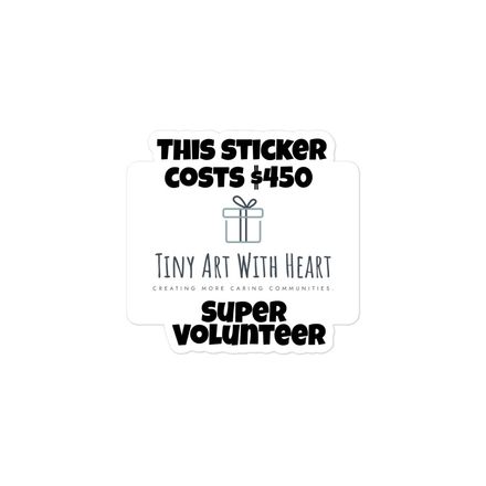 The $450 Volunteer Sticker