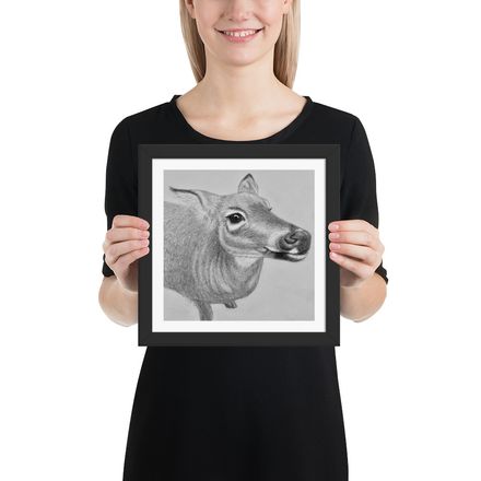 Smiling Deer Print