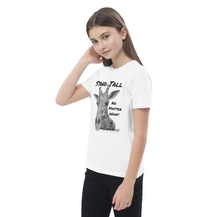 Stand Tall No Matter What Giraffe Youth T-Shirt