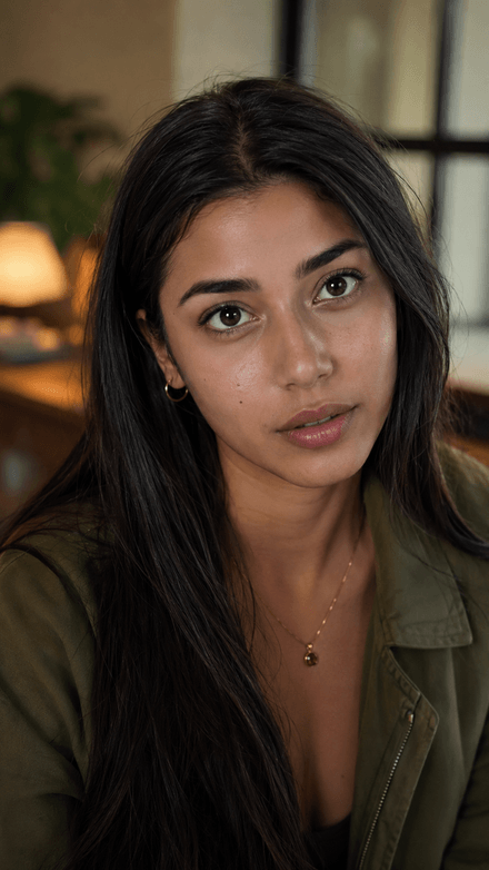 Cinematic girl Portrait